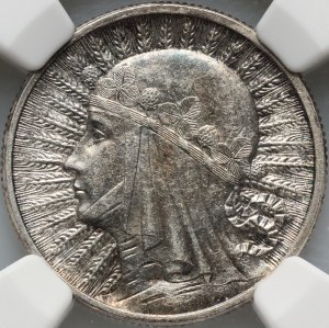 II RP, 2 zloty 1933, Warsaw, Head of a Woman