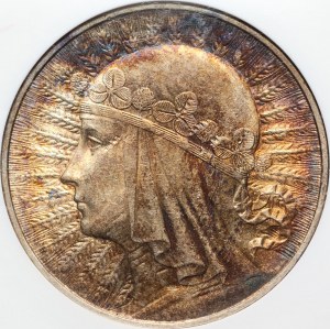 II RP, 10 zloty 1932, Warsaw, Head of a Woman