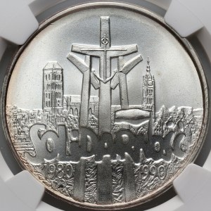 III RP, 100000 złotych 1990, Solidarność, Typ C