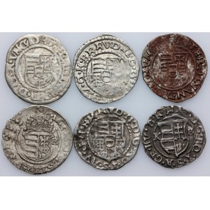 Hungary, set of Denar, (6 pieces)