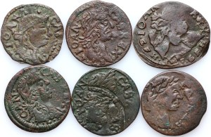 John II Casimir, set of shekels (boratins), (6 pieces)