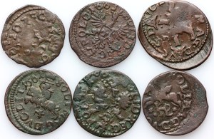 John II Casimir, set of shekels (boratins), (6 pieces)