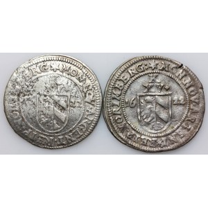 Germany, Nuremberg, set of 15 Kreuzers from 1622, (2 pieces)
