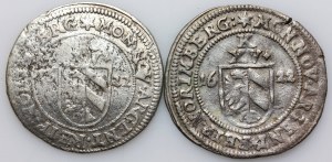 Germany, Nuremberg, set of 15 Kreuzers from 1622, (2 pieces)