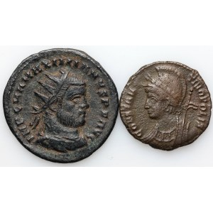 Roman Empire, set of coins 3rd-4th century, (2 pieces)