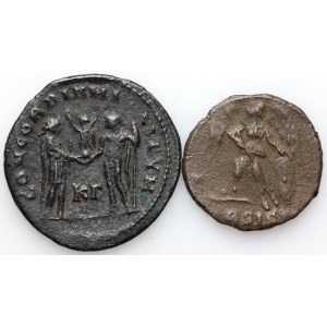 Roman Empire, set of coins 3rd-4th century, (2 pieces)