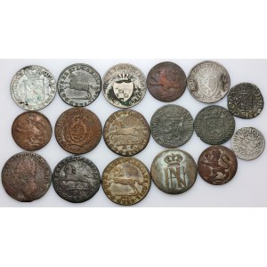 Germany, set of coins from the 17th-19th centuries, (17 pieces)