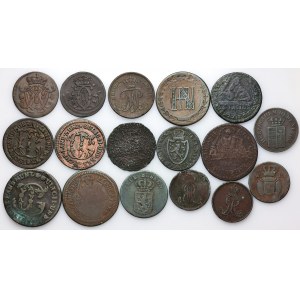 Germany, set of coins from the 18th-19th centuries, (17 pieces)