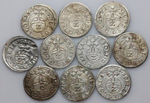 Germany, Bavaria, Maximilian I 1623-1651, set of 2 Kreuzers (10 pieces)