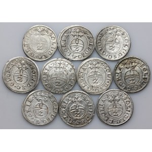 Germany, Bavaria, Maximilian I 1623-1651, set of 2 Kreuzers (10 pieces)