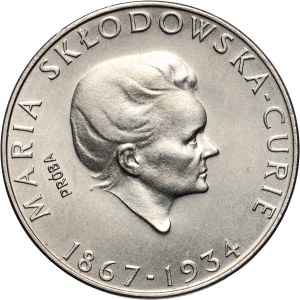 PRL, 100 złotych 1974, Maria Skłodowska-Curie, PRÓBA, nikiel