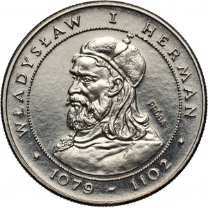 PRL, 50 złotych 1981, Władysław I Herman, PRÓBA, nikiel