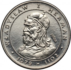 PRL, 50 złotych 1981, Władysław I Herman, PRÓBA, nikiel