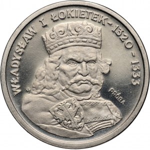 PRL, 200 złotych 1986, Władysław I Łokietek, PRÓBA, nikiel