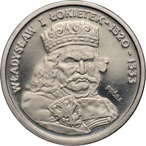 PRL, 200 złotych 1986, Władysław I Łokietek, PRÓBA, nikiel