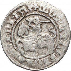 Sigismund I the Old, Lithuanian half-penny 1513, Vilnius, full date - rare
