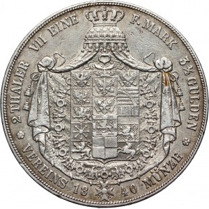 Germany, Prussia, Frederick William II, 2 Thalers (3 1/2 Gulden) 1840 A, Berlin