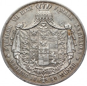 Germany, Prussia, Frederick William II, 2 Thalers (3 1/2 Gulden) 1840 A, Berlin