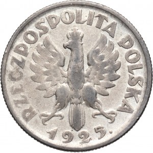 II RP, 2 złote 1925 z kropką, Londyn, Żniwiarka