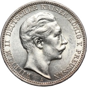 Germany, Prussia, Wilhelm II, 3 Mark 1912 A, Berlin