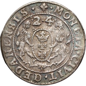 Zygmunt III Waza, ort 1624, Gdańsk