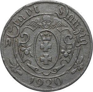 Free City of Danzig, 10 fenig 1920, Danzig