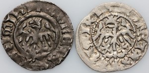 John Olbracht 1492-1501, set of half-pennies without date, (2 pieces)