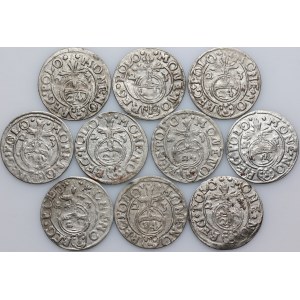Zygmunt III Waza, zestaw półtoraków z 1623 roku, (10 sztuk)