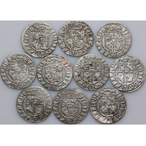 Zygmunt III Waza, zestaw półtoraków z 1623 roku, (10 sztuk)
