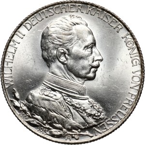 Germany, Prussia, Wilhelm II, 2 Mark 1913 A, Berlin, 25th Anniversary of the Reign Wilhelm II
