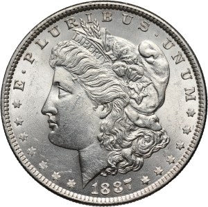 United States of America, Dollar 1887, Philadelphia, Morgan Dollar