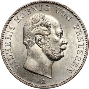 Germany, Prussia, Wilhelm I, Thaler 1861 A, Berlin