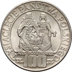 People's Republic of Poland, 100 zloty 1966, Mieszko and Dabrowka