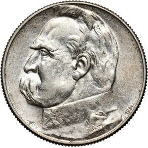 II RP, 5 złotych 1934, Warszawa, Józef Piłsudski, Orzeł Strzelecki