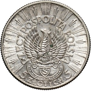 II RP, 5 złotych 1934, Warszawa, Józef Piłsudski, Orzeł Strzelecki