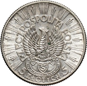 II RP, 5 zloty 1934, Warsaw, Jozef Pilsudski, Strzelecki Eagle