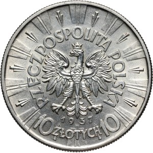 II RP, 10 złotych 1937, Warszawa, Józef Piłsudski
