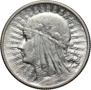 II RP, 2 zloty 1933, Warsaw, Head of a Woman