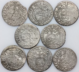 Swedish occupation, Gustav II Adolf, set of half-tracks, (8 pieces)