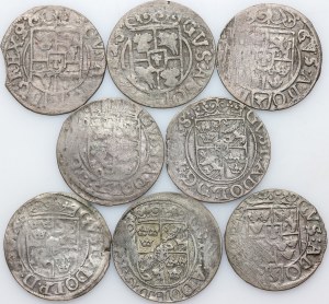 Swedish occupation, Gustav II Adolf, set of half-tracks, (8 pieces)