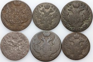 Poland, 19th century, set of coins from 1819-1840, (6 pieces)