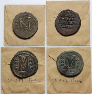 Byzantium, coin set, (4 pieces)