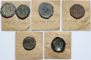 Byzantium, coin set, (6 pieces)
