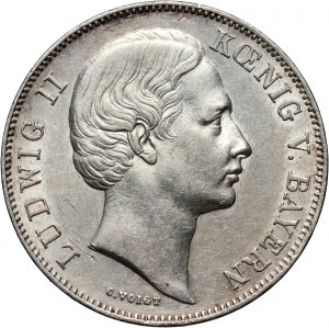 Germany, Bavaria, Ludwig II, Thaler 1865, Munich