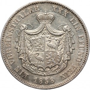 Germany, Reuss-Greiz, Henry XX, Thaler 1858 A, Berlin