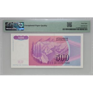 Yugoslavia, 500 dinara 1992, serie ZA, PMG 68