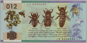 PWPW, 012, test bill, Honeybee, 2012, JK series