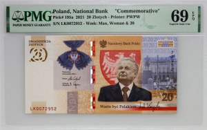 Third Republic, 20 PLN 2021, Lech Kaczynski, It's worth being a Pole