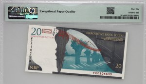 III RP, 20 PLN 2009, Frederic Chopin