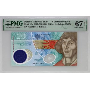 III RP, 20 złotych 2022, Mikołaj Kopernik